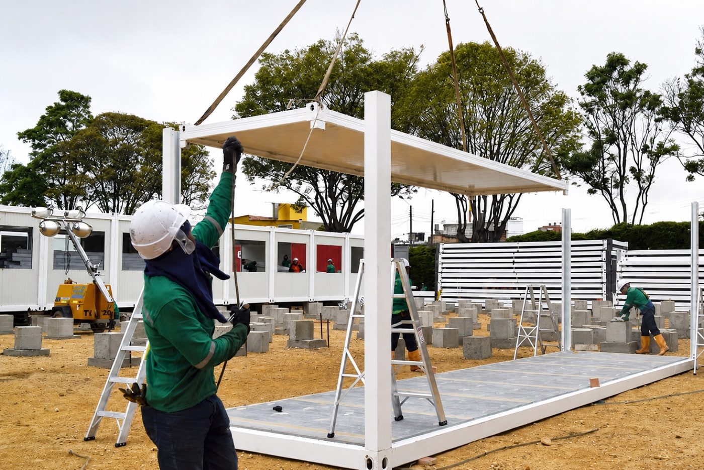 Aulas modulares prefabricadas para colegios y universidades